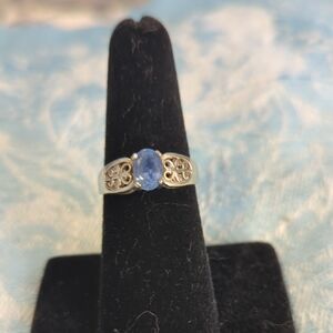 Sterling Silver Amethyst(?) Ring